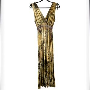 Step In Style Tie-Dye Bohemian Style Sleeveless Maxi Dress
